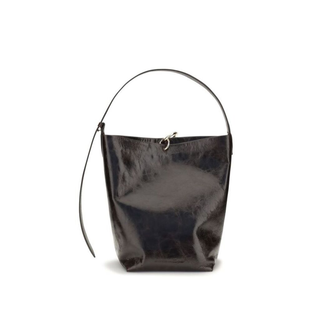 Benedetta Bruzziches Black Calf Leather Bos Taurus Shoulder Women's Bag